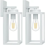 Beslowe 2-PACK Outdoor Wall Light Fixtures, Exterior 12.8INCH, Gray. Fixed Price $128.14.