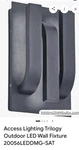 Access Lighting Trilogy Medium 1-LIGHT Bronze Led Outdoor Wall Mount Sconce. Fixed Price $35.00.