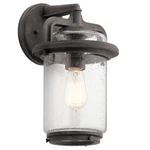 Kichler Andover Medium Outdoor 1 Light Wall, Weathered Zinc - 49865WZC. Fixed Price $299.99.
