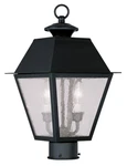 Livex Lighting 2166-04 Mansfield 17 Inch Black Outdoor Post Top Lantern. Fixed Price $395.96.