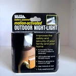 Maxsa Innovations Motion Activated Outdoor Night Light Battery Operated 40341. Fixed Price $8.00.