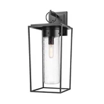 Z-lite Sheridan Light 11" Outdoor Wall Sconce In Black/seedy 594B-BK. Fixed Price $159.99.
