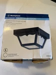 Westinghouse Lighting 66822 Outdoor Flush Mount Ceiling Black 1-LIGHT. Fixed Price $30.00.