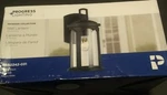 Progress Lighting Faywood 1-LIGHT 11 In. Matte Black Outdoor Wall Lantern. Fixed Price $19.99.