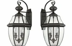 Quoizel NY8317Z 2-LIGHT Newbury Outdoor Lantern In Medici Bronze Large Pack. Fixed Price $392.42.