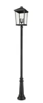 Z-lite 568PHXXLR-511P Beacon 4 Light 126" Tall Outdoor Single Black. Fixed Price $2784.00.