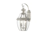 Livex 2251-91 Monterey Exterior Outdoor Wall Mount Light Fixture Brushed Nickel. Fixed Price $145.95.