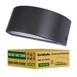 Full Cutoff Led Wall Pack Light, 3000/4000/5000K 3CCT, 60/80/100/120W Se.... Fixed Price $258.19.