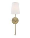 Bellevue Glenmore 21" Tall Wall Sconce With Linen Shade BOWS35911GL. Fixed Price $35.10.