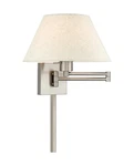 Livex Lighting 40038 Nickel Single 12"H Wall Sconce. Fixed Price $289.96.