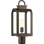 Refuge 1-LIGHT Oil Rub Bronze Clear Glass Farmhouse Outdoor Post Lantern. Fixed Price $159.00.