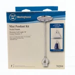 Westinghouse Mini Pendant Light Fixture Nickel Finish W/ Hardware 70284. Fixed Price $14.97.