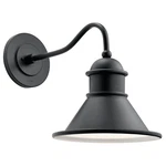 Kichler 49776 Black Northland Single Light 16-3/4"H Outdoor Wall Sconce. Fixed Price $224.00.