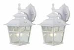 Canarm IOL183TWH-C Fieldhouse Outdoor Lantern Twin Pack, White. Fixed Price $92.85.