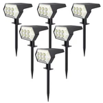 Solar Spot Lights Outdoor, IP65 Waterproof Landscape Lighting With 4 Bright L.... Fixed Price $90.40.