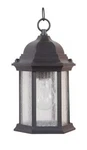 Textured Black One Light Pendant From The Hex Style Cast Collection. Fixed Price $38.40.