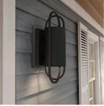 Designers Fountain Nightfall 1-LIGHT Black Hardwired Outdoor Wall Lantern. Fixed Price $65.00.