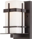 New Minka Lavery 72351-615B-PL,STERLING Heights Sconce Light 13 Watt Cfl Bronze. Fixed Price $27.07.