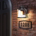 Hukoro 9.57 In. 1-LIGHT Dark Bronze Hardwired Outdoor Wall Lantern Sconce. Fixed Price $26.99.