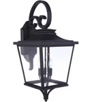Textured Black Three Light Outdoor Wall Mount From The Tillman Collection. Fixed Price $492.10.