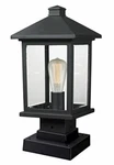 Z-lite 531PHMS-SQPM-ORB Outdoor Pier Mount Light, Other. Fixed Price $304.00.