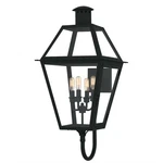 Quoizel RO8414 Rue De Royal Light 30" Tall Outdoor Wall Sconce - Black. Fixed Price $447.99.