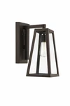 Kichler 49331RZ Rubbed Bronze Outdoor Wall Lantern Sconce Light Clear Glass. Fixed Price $89.99.