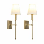 Pair Modern Industrial Edison Bedside Antique Wall Light Sconce Cloth Shade. Fixed Price $99.99.