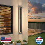 Zsmaiku . Long Outdoor Led Wall Lights Exterior Lighting Fixtures Modern. Fixed Price $98.11.