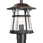 New Progress P5479-84 Derby One-light Post Lantern, Black / Espresso, Outdoor. Fixed Price $189.95.