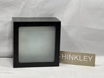 Hinkley Light Kube Outdoor Flush Mount, Satin Black - 1765SK. Fixed Price $99.70.
