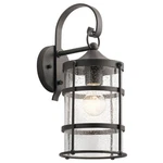Kichler Mill Lane Medium Outdoor Light Wall, Anvil Iron - 49961AVI. Fixed Price $199.99.