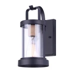 Canarm Delano 1 Light Outdoor Wall Sconce, Matte Black/rope - IOL457BKR. Fixed Price $69.99.