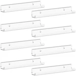 Narrow Floating Shelves For Vinyl Record 8 Pack, 12" Clear Wall N.... Fixed Price $24.99.