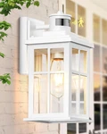 White Wall Lights, Motion Sensor Porch Outdoor, Dusk Dawn. Fixed Price $83.99.