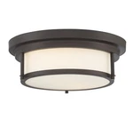 Bellevue SH60062 Light 13"W Flush Mount Drum Ceiling Fixture - Bronze. Fixed Price $118.00.