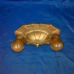 Single Flush Mount Fixture Rare Antique Light Great 38B. Fixed Price $542.50.