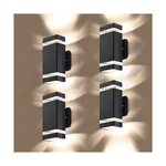 Lmp 4 Pack Led Square Up And Down Lights Outdoor Wall Body In Alumi. Fixed Price $162.53.