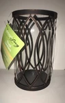 Smart Living 8.5" H Led Candle Lantern- Antique Black Metal & Glass. Fixed Price $16.99.