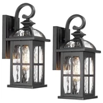 Darkaway Outdoor Wall Light Exterior Fixture With Water Ripple Glass, A.... Fixed Price $126.62.