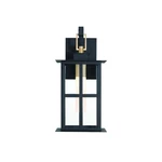 Eurofase Greyson Light 16" Led Wall Sconce, Brass/black/clear 47200-012. Fixed Price $492.00.