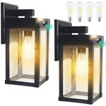 Cyhkee 2 Pack Solar Wall Lights Outdoor Waterproof With 3 Black. Fixed Price $87.76.