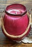 Grecian Getaway Lantern Jar Scented Blooming Bougainvillea Candle Lake/farmhous. Fixed Price $12.00.