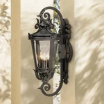 Casa Marseille Vintage Outdoor Wall Light Fixture Black Scroll Arm 21 1/2" Porch. Fixed Price $299.99.