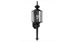 1 Light 25.5 Inch Black Outdoor Wall Lantern Open Box Shelf Pull Complete. Fixed Price $45.00.
