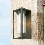 Eglo Walker Hill 12" High Matte Black Outdoor Wall Light. Fixed Price $99.99.