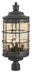 The Great Outdoors Go 8886 Mallorca 4 Light 26" Tall Post - Mediterranean. Fixed Price $639.20.