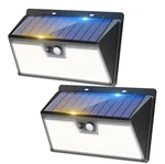 Magicpro Solar Lights Outdoor 136 Led With Reflector - Set Of 2 New. Fixed Price $15.99.