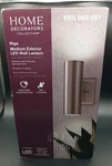 Riga 2-LIGHT Led Outdoor Wall Sconce Home Decorators Stainless Steel Modern.. Fixed Price $56.99.