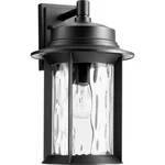 Quorum Charter 1-LT Outdoor Lantern, Noir 7246-9-69. Fixed Price $152.80.